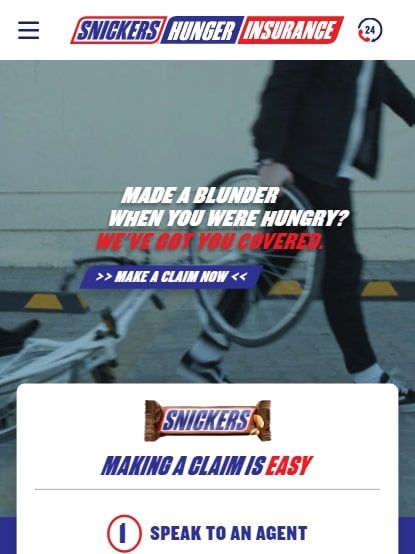 Snickers Hunger Insurance